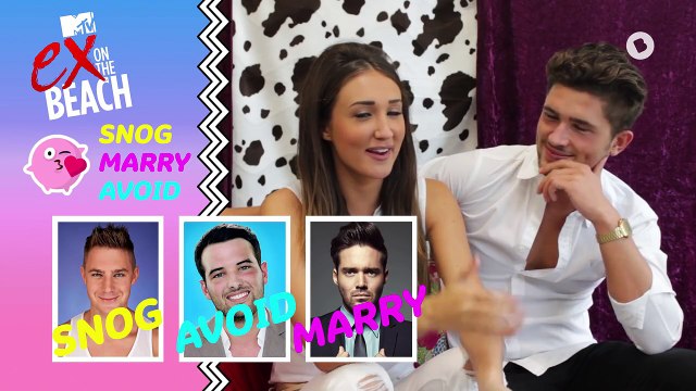 EX ON THE BEACH - MEGAN MCKENNA PLAYS - SNOG MARRY AVOID