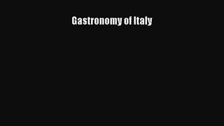 Gastronomy of Italy  PDF Download