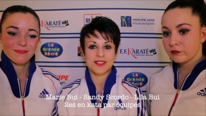 Open de Paris 2016 - Equipe de France kata F : " On continue de prendre nos marques"