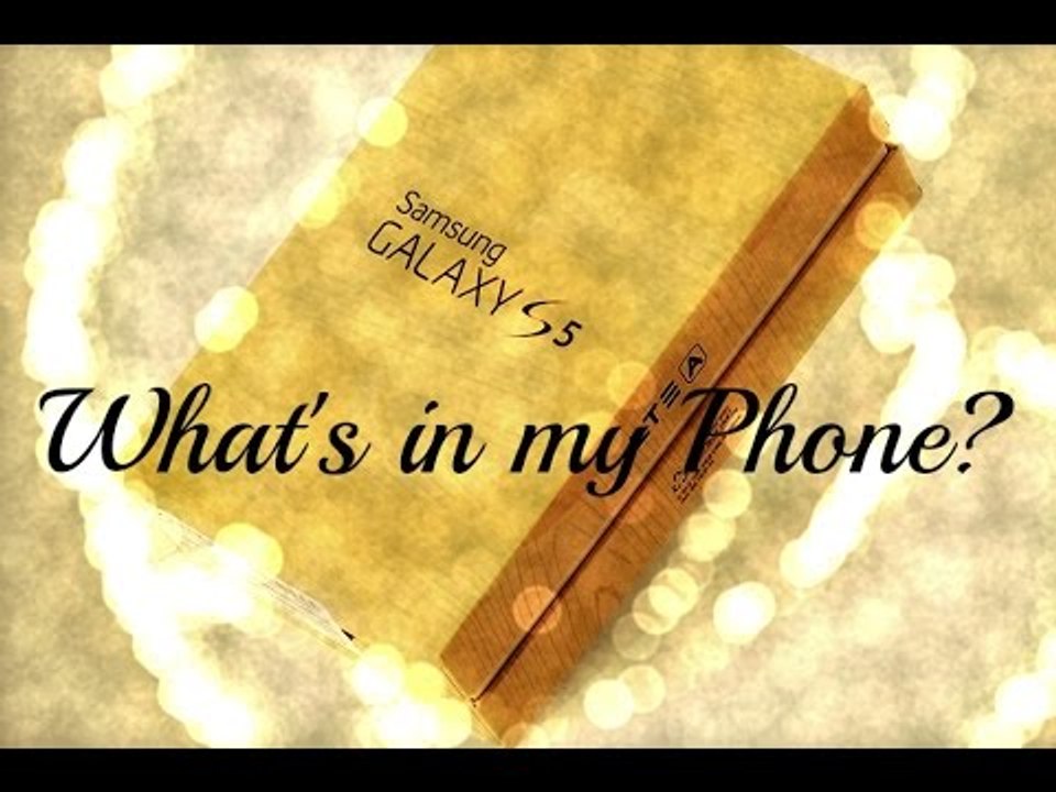 ✿ What's in my Phone? Samsung Galaxy S5 (Cosa c'è nel mio cellulare?) più una bellissima novità!!! ✿