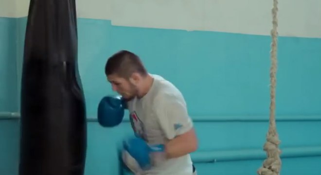 Khabib Nurmagomedov Back In Training And Looking Like A Caged beast!