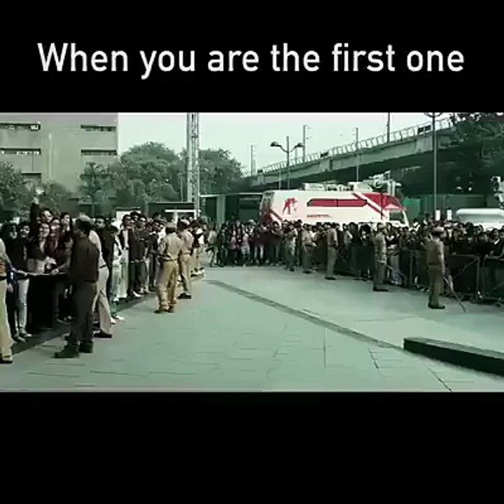 When you are first one coming from viva Hall