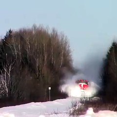 Tren rayları karla kaplanırsa...