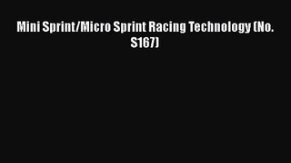 [PDF Download] Mini Sprint/Micro Sprint Racing Technology (No. S167) [Download] Full Ebook