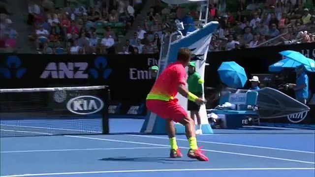 Milos Raonic v Stan Wawrinka highlights (4R) (720p Full HD)