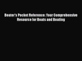 Boater's Pocket Reference: Your Comprehensive Resource for Boats and Boating Read Online PDF