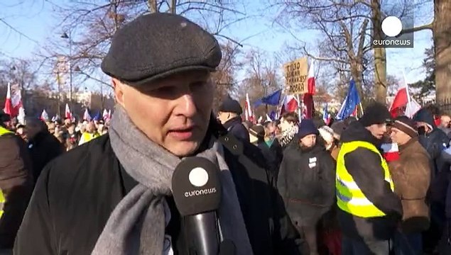 Антиправительственные протесты в Польше