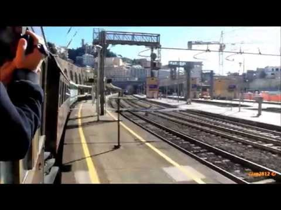 Genova P.P. e Brignole con il Treno Storico di Fondazione FS "MI-SP"