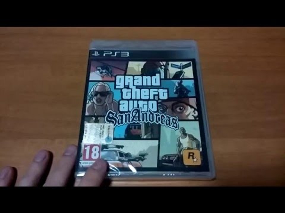 Unboxing Grand Theft Auto San Andreas Ps3 [ITA]