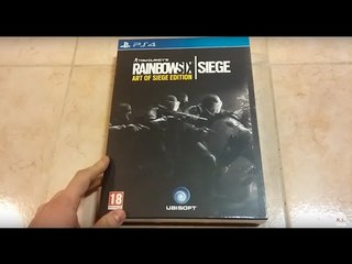 Unboxing Rainbow Six Siege Art Of Siege Edition Ps4 [ITA]