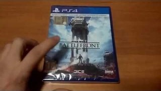 Unboxing Star Wars Battlefront Day One Edition Ps4 [ITA]