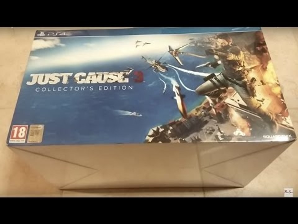 Unboxing Just Cause 3 Collector's Edition Ps4 [ITA]