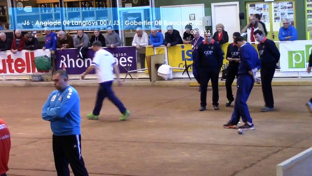 Demi-finales, Super 16 masculin, Sport Boules, Saint-Egrève 2016