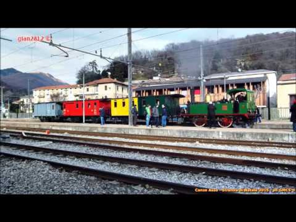 La "Strenna di Natale" a Canzo-Asso - Steam Loco for "Xmas" on "Ferrovie Nord"