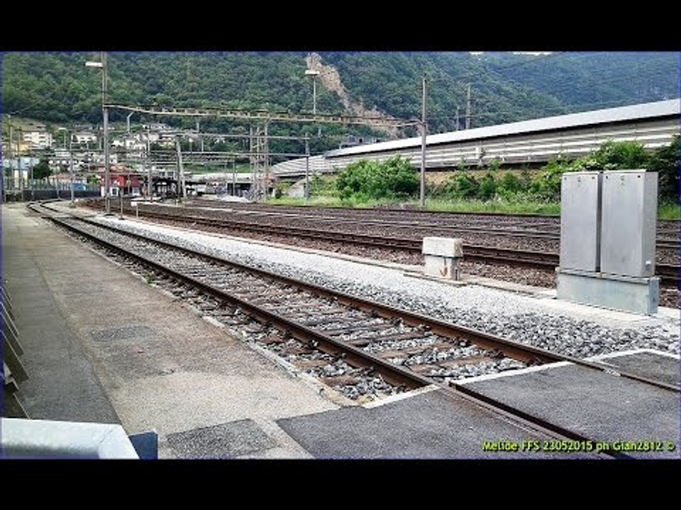 Swiss Trains (and not only) in Melide Station - treni a Melide (2.4)