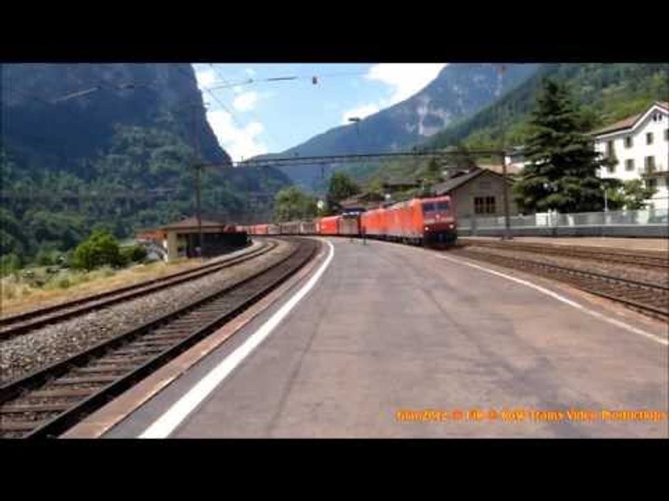 i grandi merci intermodali a Faido - great intermodal cargo trains in Faido - 4.4