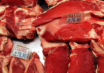 Consumo de carne roja... dos piezas semanales
