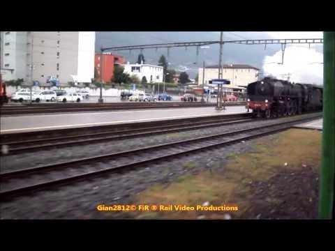 18000 HP sul Gottardo - inizio prima marcia parallela a Giubiasco