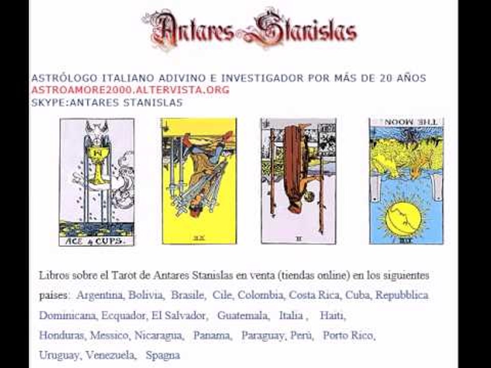 Carta del Tarot video 9