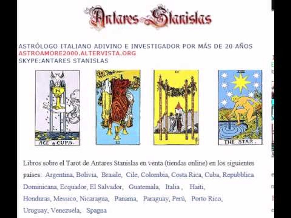 Carta del Tarot video 8