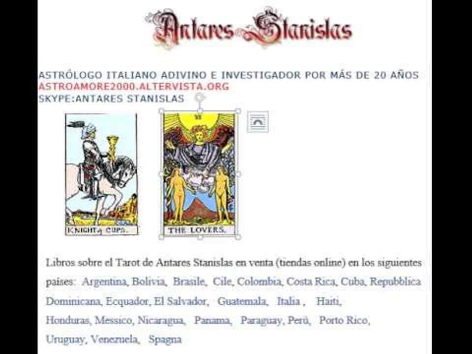 Consultar las cartas del tarot video15