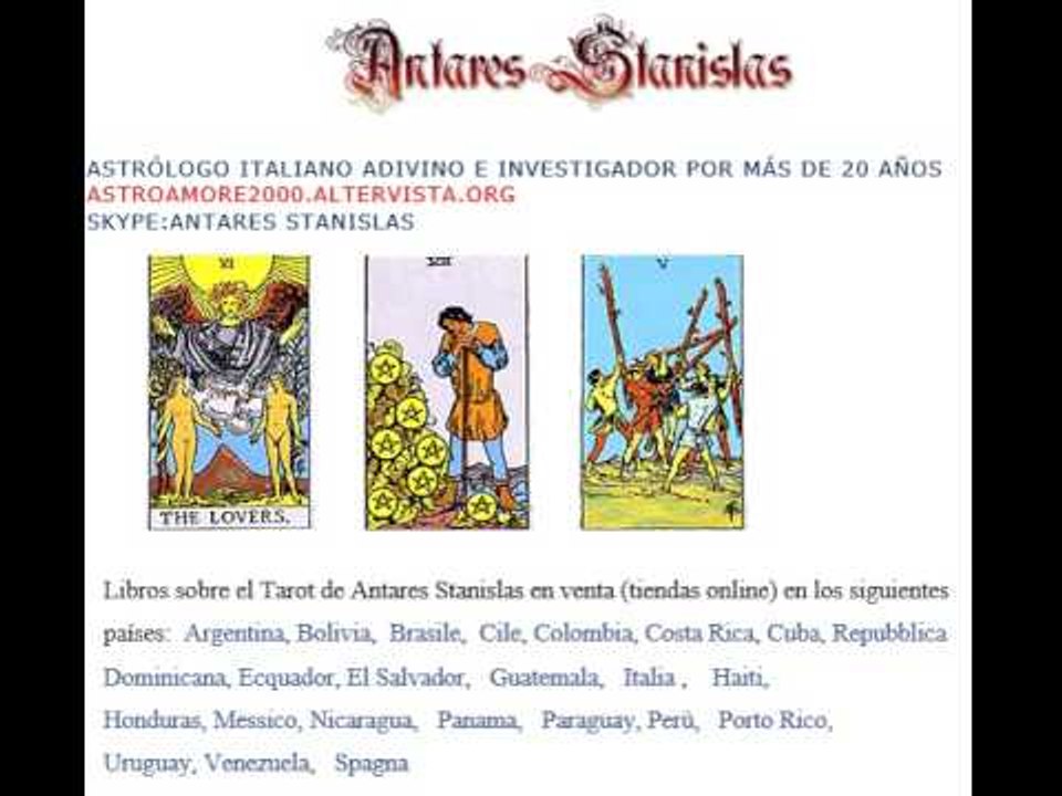 Combinaciones del Tarot video 26