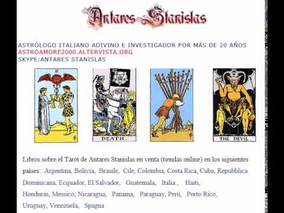 Significado de la carta Tarot video 5