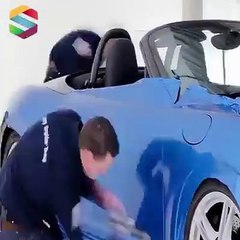 تعرف على كيفية تغطية السيارات بالجلد الخارجي