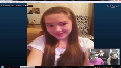 5 -й победитель  говорит по скайпу с Ульяной и Глебом