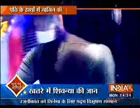 Naagin 25th January 2016 Naagin aur Nevle ko Ek doosre ke Karib dekh Kar Ritik ko Laga Shock