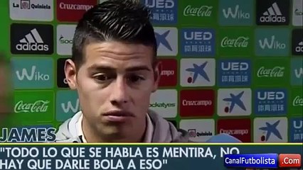 James Rodríguez se enfada porque en España le dicen gordo • 2016