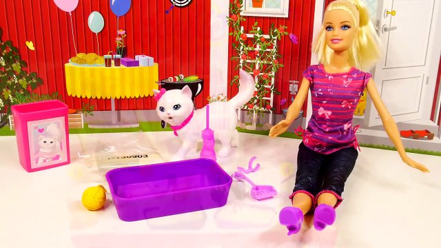 Barbie Potty Trainin Blissa Pet Cat Play Doh Barbie Dolls Toys Review by Disney Cars Toy