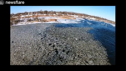 Magnificent drone footage of Lachine Rapids in Montreal, Canada