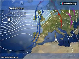 Previsión del tiempo para este lunes 25 de enero