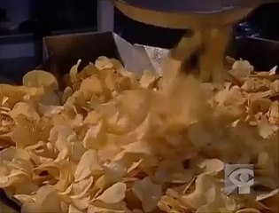 كيفية صناعة الشيبس  رقائق البطاطا في المصانع