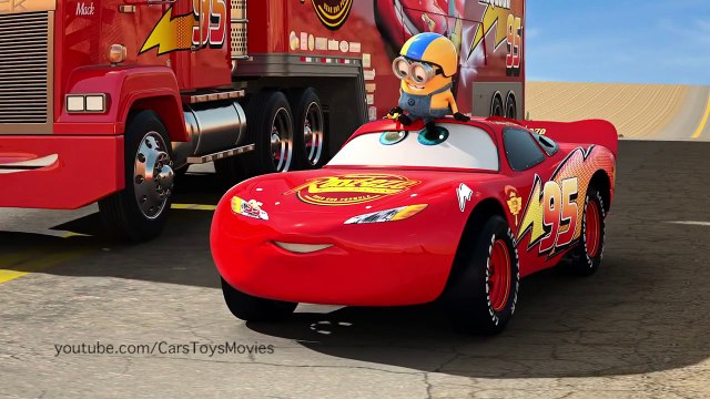 Disney_Pixar Cars 3 - MACK Teleports Lightning McQueen & Minions Dave to Arendel
