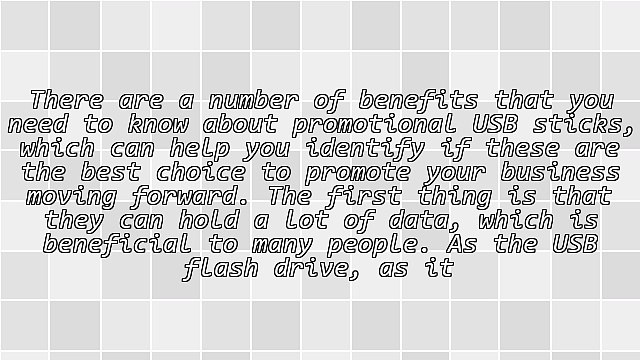 Should You Choose Promotional USB Sticks For Your Company?