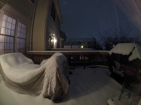 Massive Snowfall during Blizzard 2016 filmed in timelapse is impressive! Time Lapse - Blizzard 2016