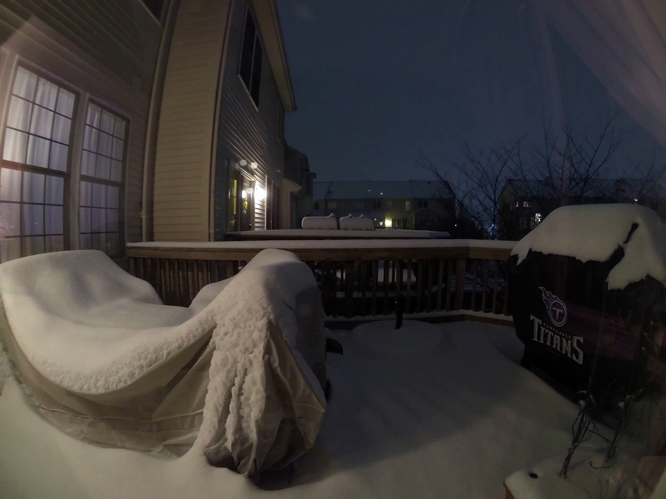 Massive Snowfall during Blizzard 2016 filmed in timelapse is impressive! Time Lapse - Blizzard 2016