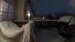 Tempête de neige Jonas filmée en Time Lapse - Quantité de neige impressionnante
