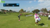 Michelle Wie Lips Out from Fairway 2015 LPGA Evian Championship