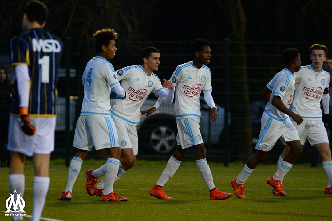 U17 National - Nîmes 1-2 OM : le but de Malik Ousfane (57e)