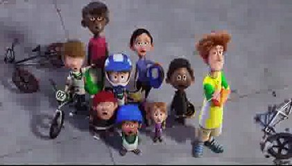 Hotel Transylvania 2 Mavis and Johnny bmx ride