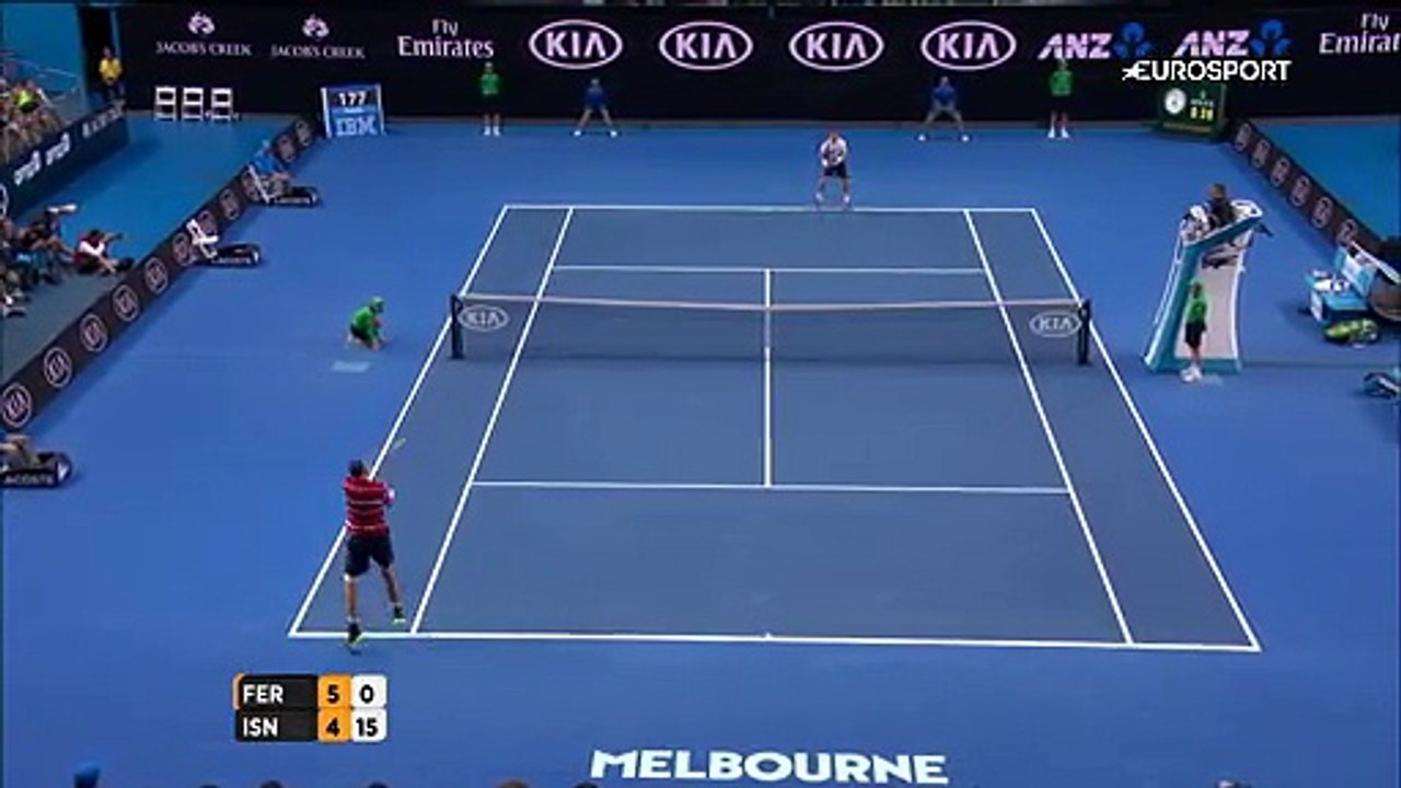 Ferrer set vermeden çeyrek finalde