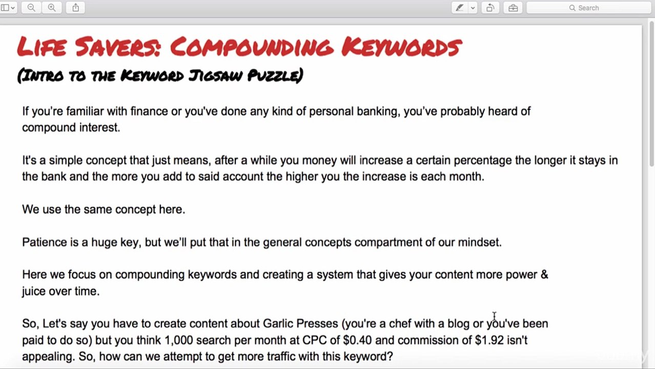 Keyword Research & On Page SEO Guide to Making $2K Per Month Part 5