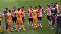 Los goles del Chivas vs Tigres (2 - 2)