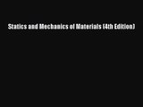 (PDF Download) Statics and Mechanics of Materials (4th Edition) PDF