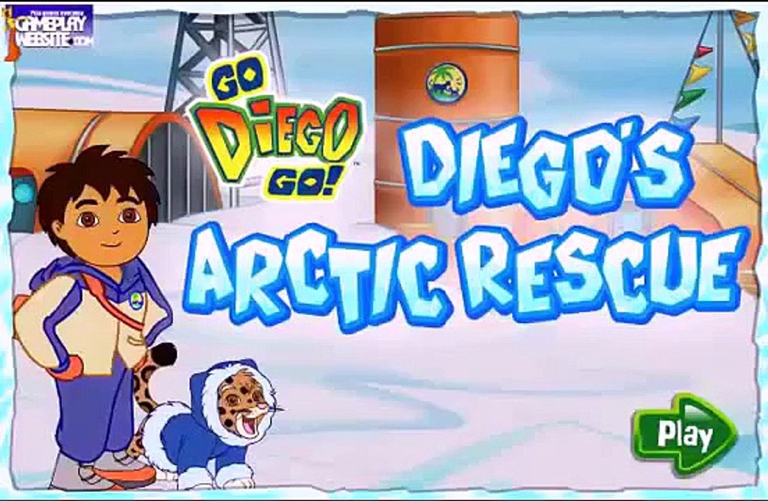 Go Diego Go! Diego\'s Arctic Rescue Episode Game - Learn Shapes, Animals, Sounds! Games for Kids