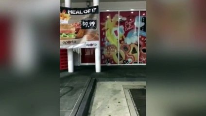 Héroe con unas copas de más frustra un robo en una gasolinera