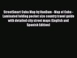 (PDF Download) StreetSmart Cuba Map by VanDam - Map of Cuba - Laminated folding pocket size
